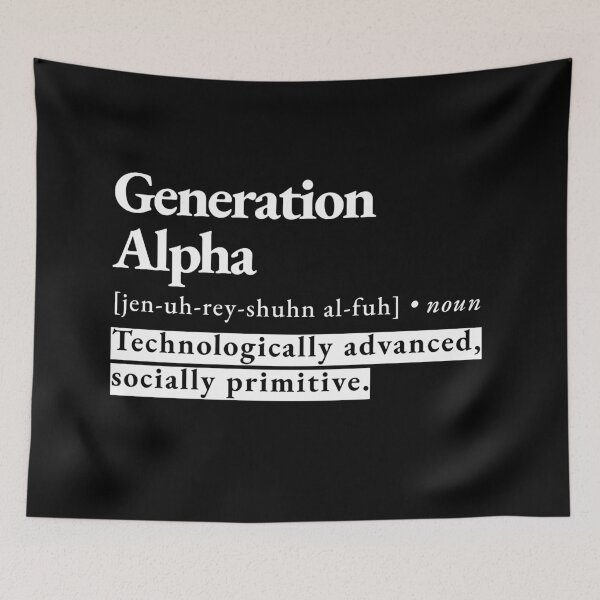 Item preview, Generation Alpha funny dictionary definition designed and sold by NeonTeePrint.