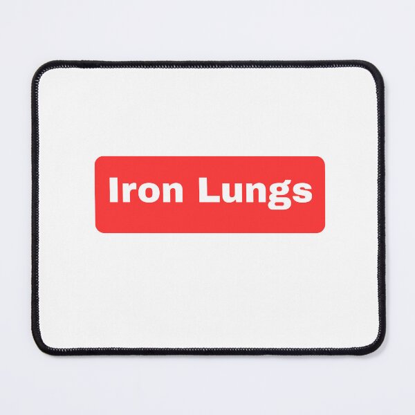 Item preview, Iron Lung simple pixel art title (black and red) Sticker t-shirt designed and sold by Fouziaart08.