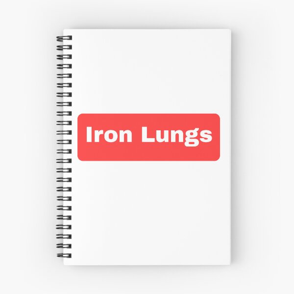 Item preview, Iron Lung simple pixel art title (black and red) Sticker t-shirt designed and sold by Fouziaart08.