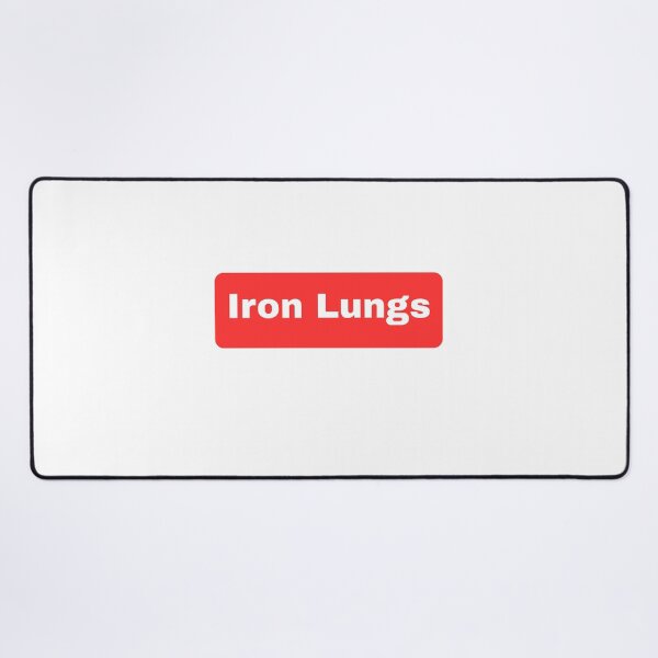 Item preview, Iron Lung simple pixel art title (black and red) Sticker t-shirt designed and sold by Fouziaart08.