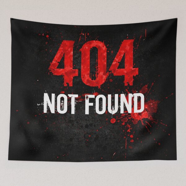 Item preview, 404 Not Found Grunge designed and sold by Kaleidoscope Print.