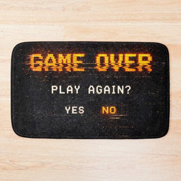 Item preview, Game Over Glitch designed and sold by Kaleidoscope Print.