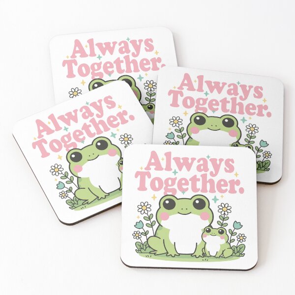 Item preview, Always Together Cute Frog Family Cartoon designed and sold by Nobody Shadow Art.