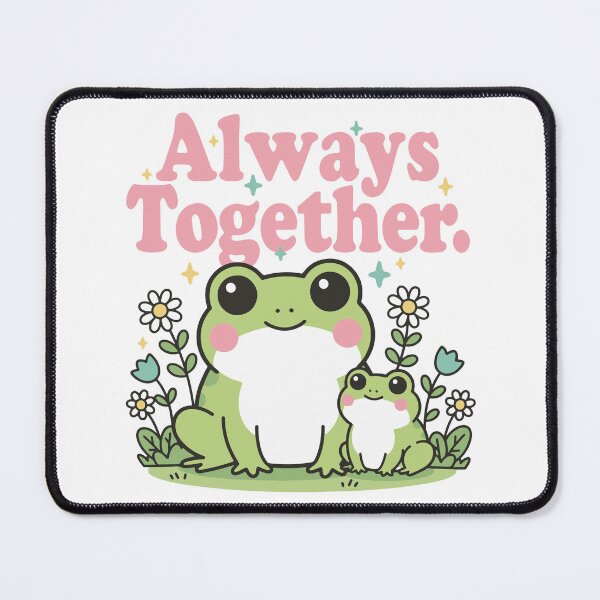 Item preview, Always Together Cute Frog Family Cartoon designed and sold by Nobody Shadow Art.