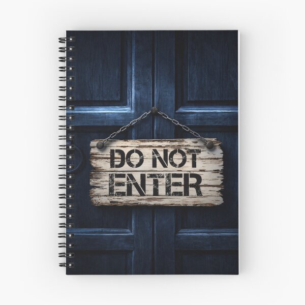 Item preview, Do Not Enter Door Sign designed and sold by Kaleidoscope Print.