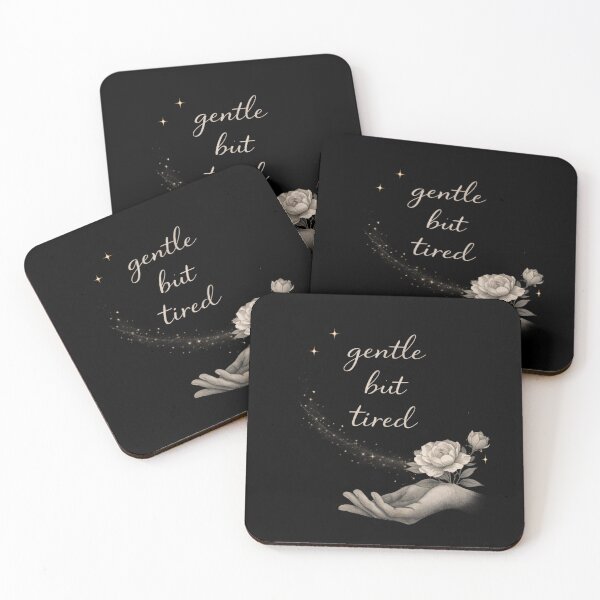 Item preview, Gentle but Tired – Soft Soul Aesthetic Illustration designed and sold by ByKubraArt.