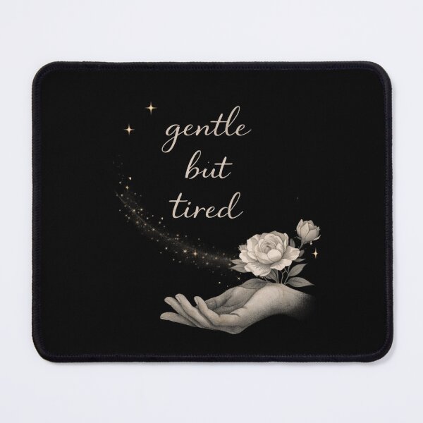 Item preview, Gentle but Tired – Soft Soul Aesthetic Illustration designed and sold by ByKubraArt.