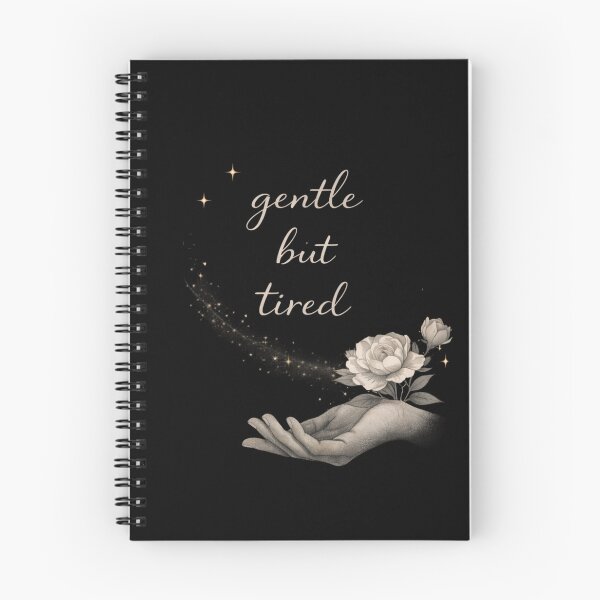 Item preview, Gentle but Tired – Soft Soul Aesthetic Illustration designed and sold by ByKubraArt.