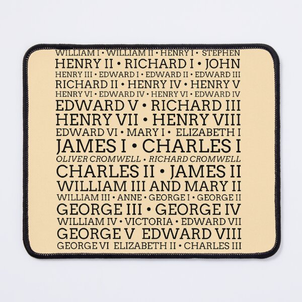 Item preview, Rulers of England designed and sold by MrWalkerTeacherTShirts.