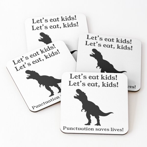 Item preview, Let's Eat Kids! Punctuation Saves Lives! designed and sold by MrWalkerTeacherTShirts.