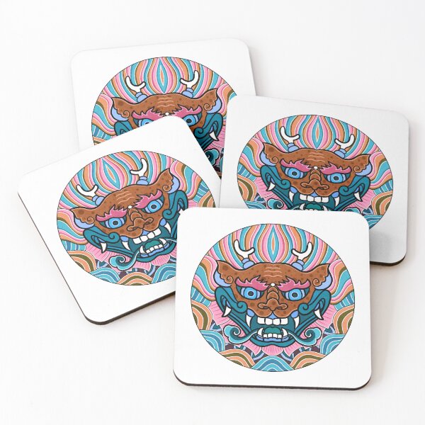 Item preview, Traditional Joseon Shield 'Pangbae' Graphic Art - Style 6 designed and sold by QamarART Paintings.