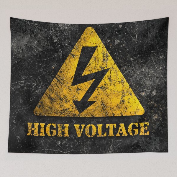Item preview, High Voltage Warning designed and sold by Kaleidoscope Print.