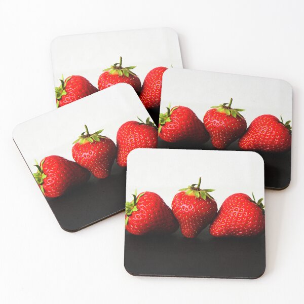 Item preview, Strawberries On White Over Black designed and sold by Alan Harman.