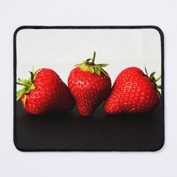 Item preview, Strawberries On White Over Black designed and sold by Alan Harman.
