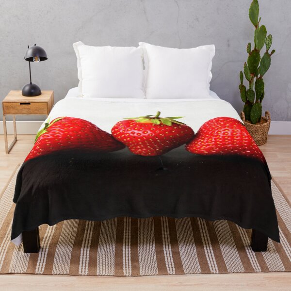 Item preview, Strawberries On White Over Black designed and sold by Alan Harman.