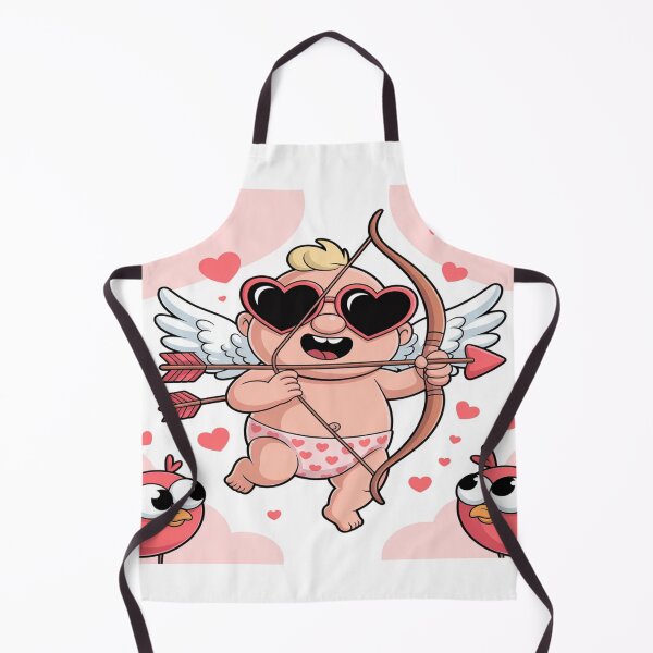 Item preview, Cool Cupid Heart Shades | Funny Valentine's Day Cherub designed and sold by Midnight Veil Designs.
