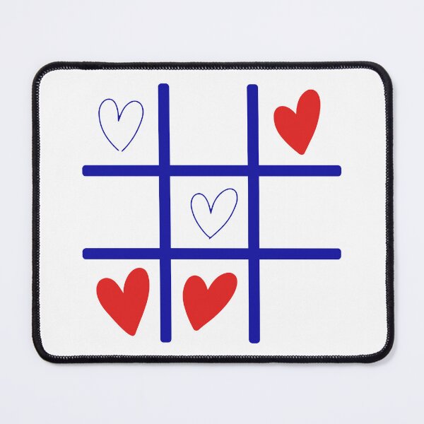 Item preview, Tic Tac Toe Love – Tic-Tac-Toe Games with Hearts designed and sold by Mouyouu.