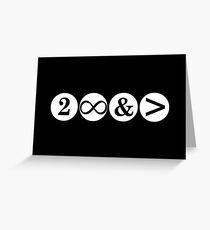 To Infinity and... Greeting Card