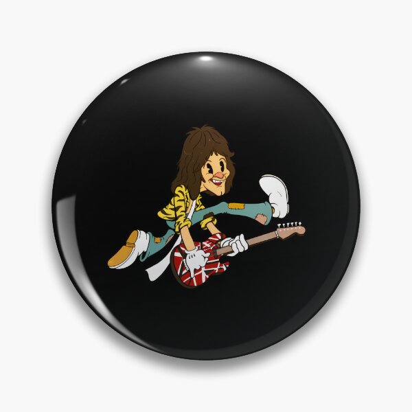 Item preview, Eddie VanHalen 1930S Rubberhose Cuphead Cartoon designed and sold by OSUP.