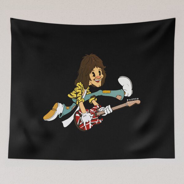 Item preview, Eddie VanHalen 1930S Rubberhose Cuphead Cartoon designed and sold by OSUP.