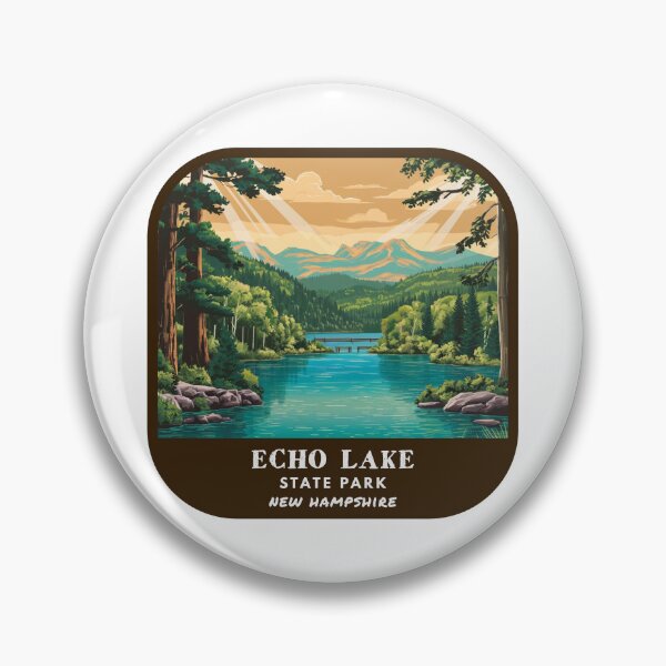 Item preview, Vintage Echo Lake State Park (New Hampshire) designed and sold by RabbitK.