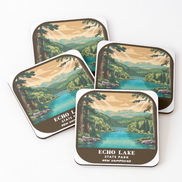 Item preview, Vintage Echo Lake State Park (New Hampshire) designed and sold by RabbitK.