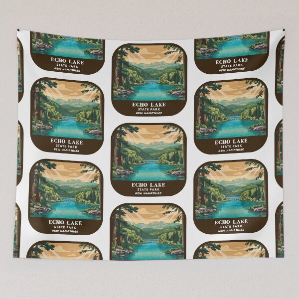 Item preview, Vintage Echo Lake State Park (New Hampshire) designed and sold by RabbitK.