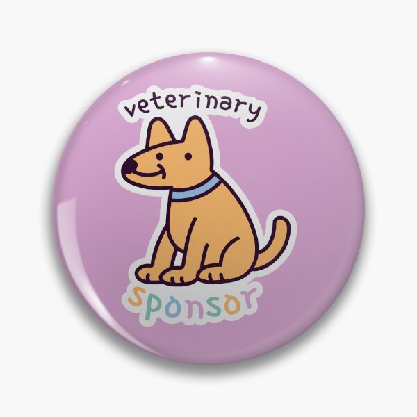 Item preview, Veterinary Sponsor Cute Dog Sticker | Vet Life Gift designed and sold by StillFineClub.
