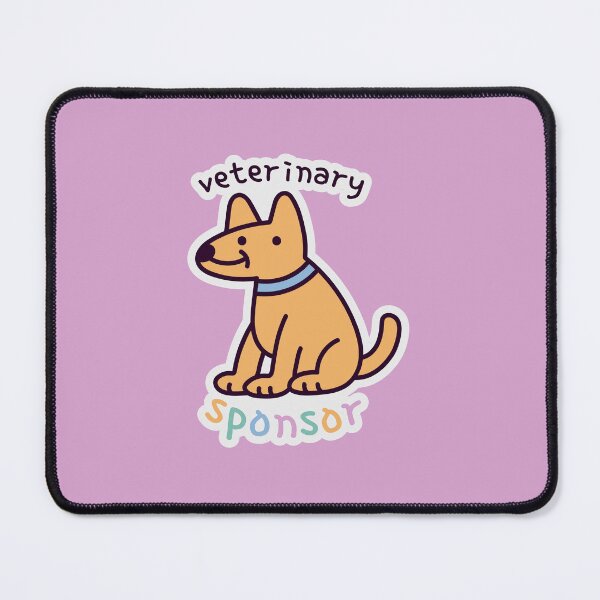 Item preview, Veterinary Sponsor Cute Dog Sticker | Vet Life Gift designed and sold by StillFineClub.