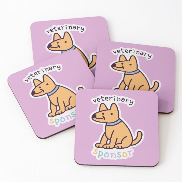 Item preview, Veterinary Sponsor Cute Dog Sticker | Vet Life Gift designed and sold by StillFineClub.