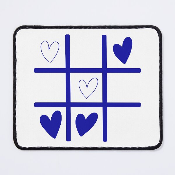 Item preview, Tic Tac Toe Love – Tic-Tac-Toe Games with Hearts designed and sold by Mouyouu.