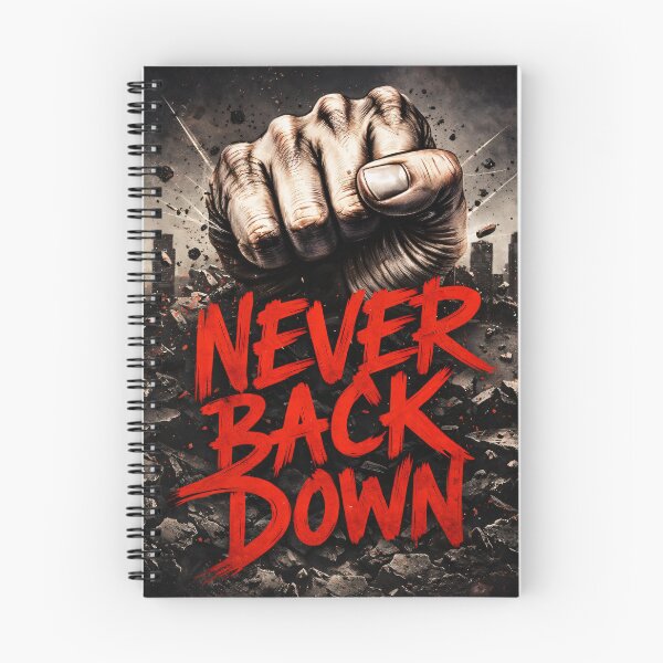 Item preview, Never Back Down designed and sold by Kaleidoscope Print.