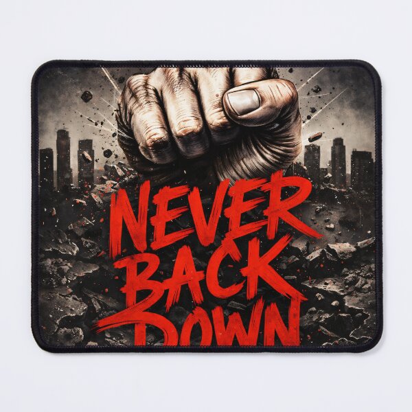 Item preview, Never Back Down designed and sold by Kaleidoscope Print.