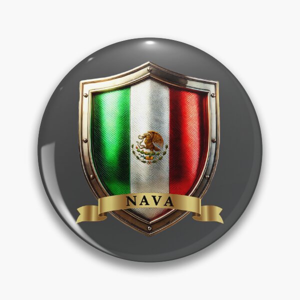 Item preview, Nava Mexico National Pride Shield designed and sold by Highlandkings.
