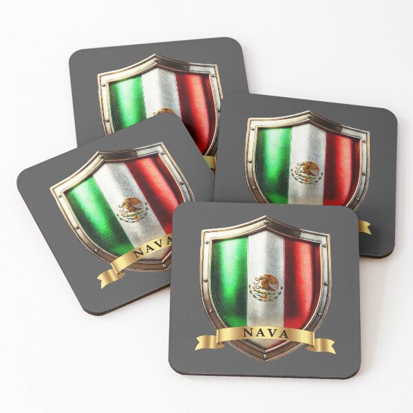 Item preview, Nava Mexico National Pride Shield designed and sold by Highlandkings.