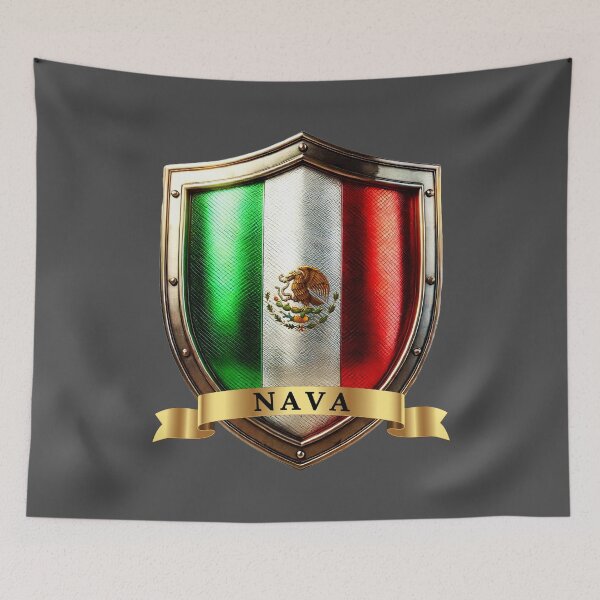 Item preview, Nava Mexico National Pride Shield designed and sold by Highlandkings.