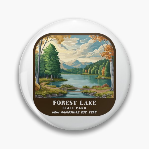 Item preview, Vintage Forest Lake State Park (New Hampshire) designed and sold by RabbitK.