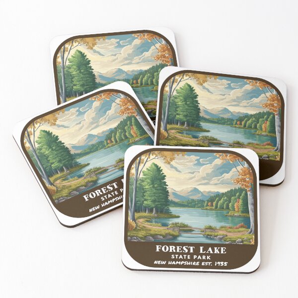 Item preview, Vintage Forest Lake State Park (New Hampshire) designed and sold by RabbitK.