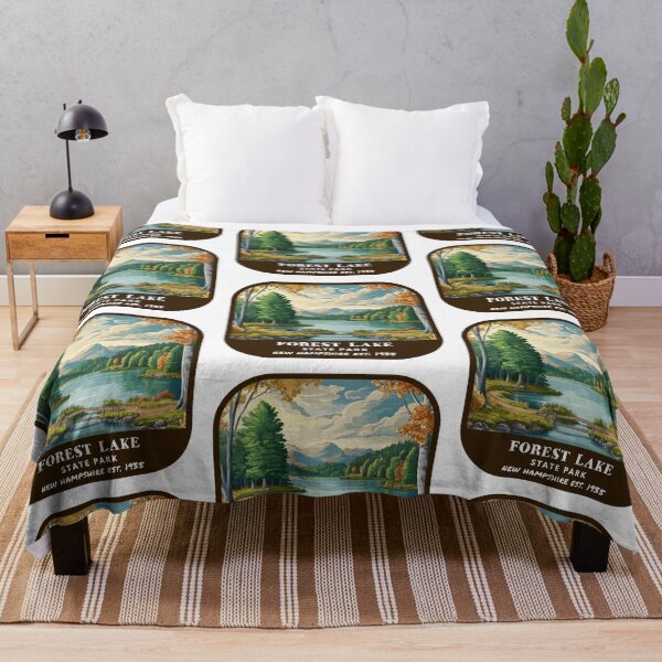 Item preview, Vintage Forest Lake State Park (New Hampshire) designed and sold by RabbitK.