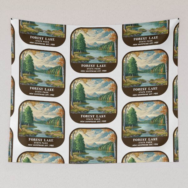 Item preview, Vintage Forest Lake State Park (New Hampshire) designed and sold by RabbitK.