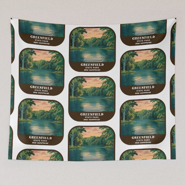 Item preview, Vintage Greenfield State Park (New Hampshire) designed and sold by RabbitK.