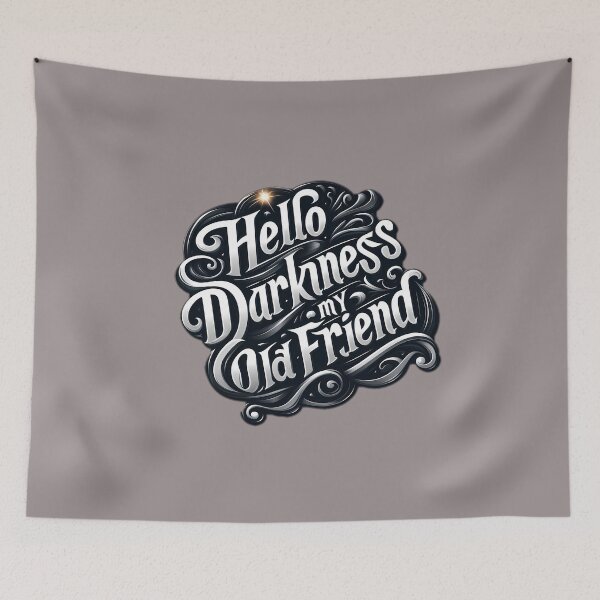 Item preview, hello darkness my old friend designed and sold by NRSROTE.
