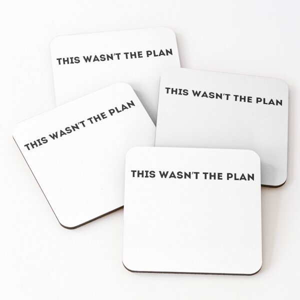 Item preview, This Wasn’t The Plan Shirt – Sarcastic Burnout Humor Design designed and sold by Blvckplatinum.