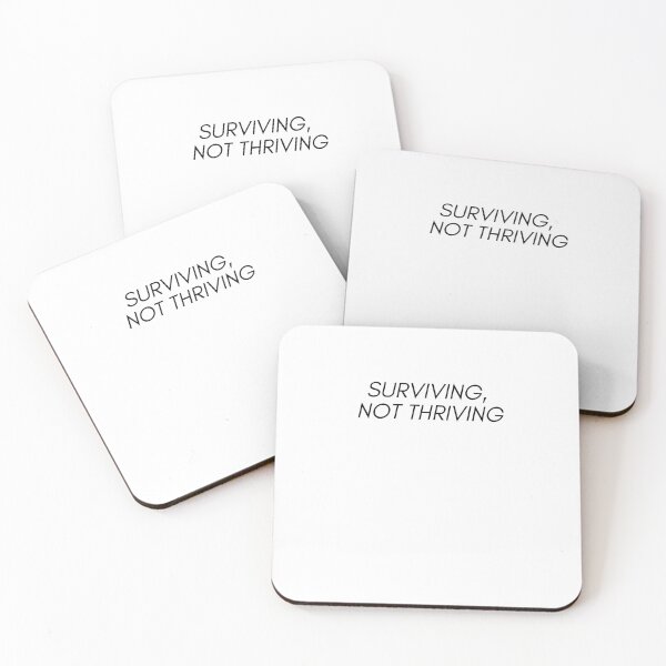 Item preview, Surviving Not Thriving Shirt – Existential Burnout Humor designed and sold by Blvckplatinum.