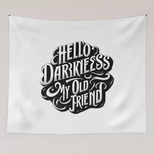 Item preview, hello darkness my old friend designed and sold by NRSROTE.