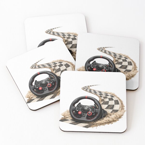 Item preview, Racing Wheel on Checkered Wave designed and sold by madebysiwa.