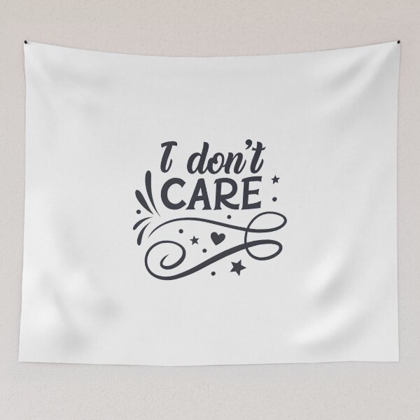 Item preview, I don't care designed and sold by trendspatterns.
