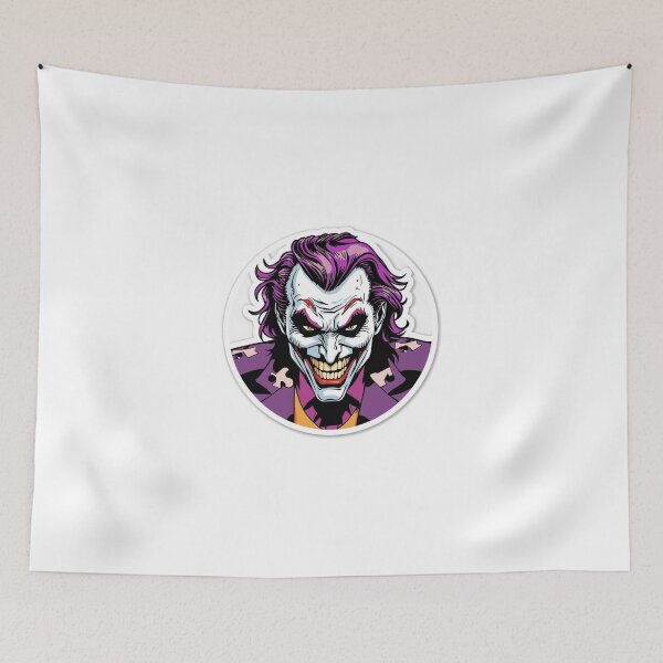 Item preview,  Joker Head Sticker t-shirt  designed and sold by Fouziaart08.