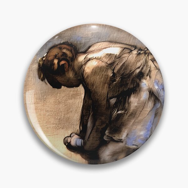 Item preview, Seated Dancer Tying Slipper: A Delicate Interlude of Balletic Ritual and Self-Adornment  designed and sold by artdesignsnow.