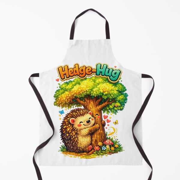 Item preview, Hedge-Hug Funny Hedgehog Tree Hugger Pun – Cute Colorful Animal Art designed and sold by StrayaDesign.